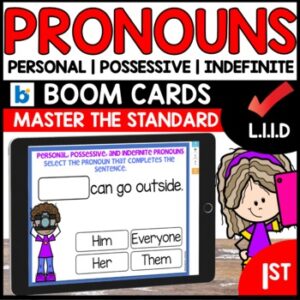 Pronouns BOOM CARDS L.1.1.D