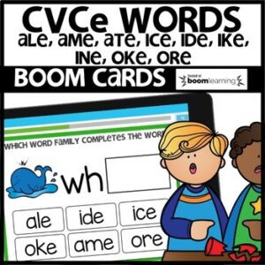 Long Vowel Magic E Boom Cards