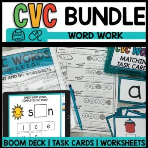 CVC Word Practice Bundle