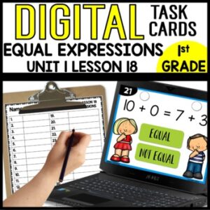 Equal Expressions DIGITAL TASK CARDS