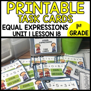 Equal Expressions MATH TASK CARDS