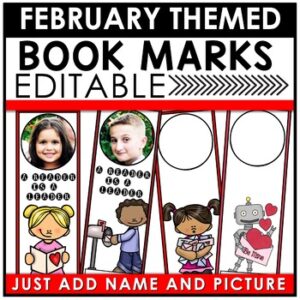 February themed Book Marks