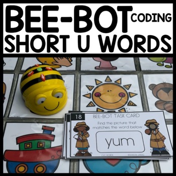 Bee Bot Coding Activity Short u Words