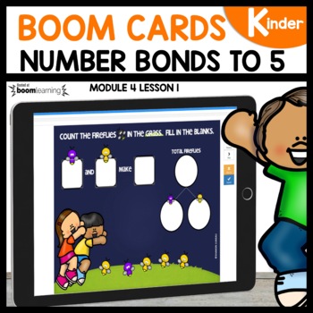 Number Bonds to 5 BOOM Cards