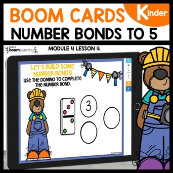 Number Bonds to 5 Boom Cards