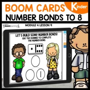 Number Bonds to 8 Boom Cards