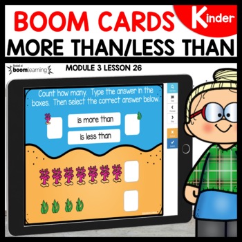 More Than Less Than Boom Cards