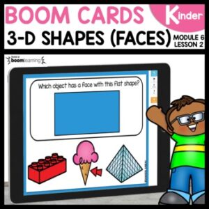 3D shapes Boom Cards