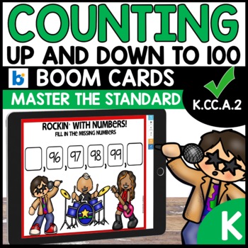 Fill in the Missing Number to 100 Boom Cards