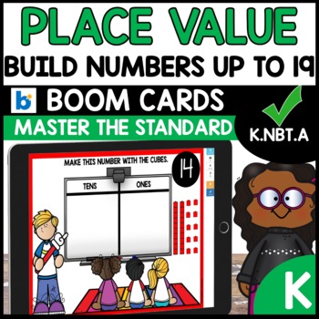 Place Value Tens and Ones to 19 Boom Cards