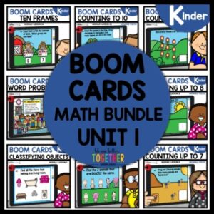 Counting Classifying and Number Order Boom Cards Bundle