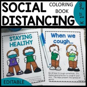 Social Distancing Coloring Book