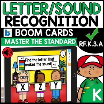 Letter Sound Recognition Boom Cards