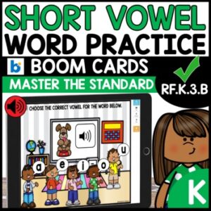 Short Vowel Practice Boom Cards