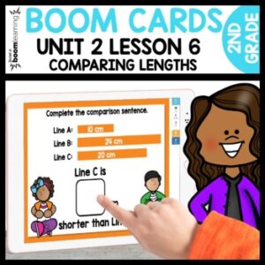 Comparing Lengths using Boom Cards