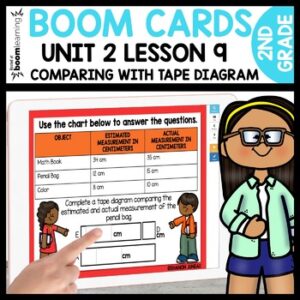 Comparing with Tape Diagram using Boom Cards