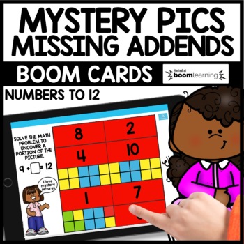 Missing Addends No Prep Mystery Pictures