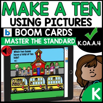Making Groups of 10 BOOM CARDS