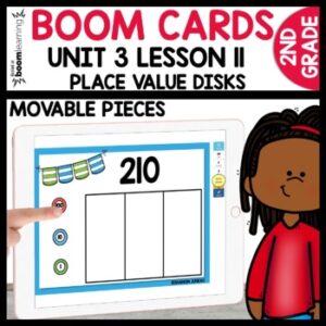 Place Value Disks using Boom Cards