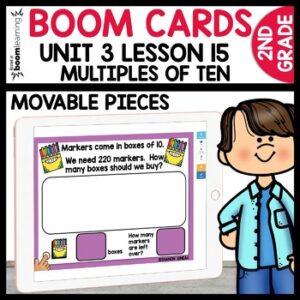 Multiples of Ten using Boom Cards