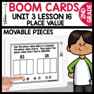 Place Value with Disks using Boom Cards