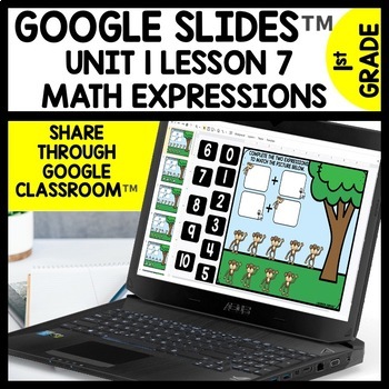 Math Expressions Digital Task Cards for Google Classroom