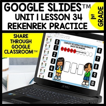 Rekenrek Practice Digital Task Cards for Google Classroom