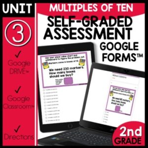 Multiples of Ten Google Form Online Tests