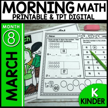 March Morning Work Kindergarten Daily Math Review