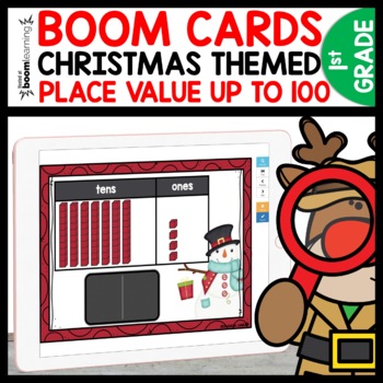 Christmas Place Value Boom Cards