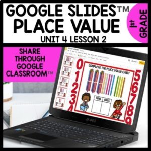 Tens and Ones Place Value up to 40 Digital Task Cards for Google Classroom