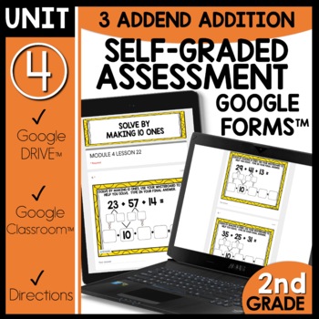 3 Addend Addition Google Form Online Tests