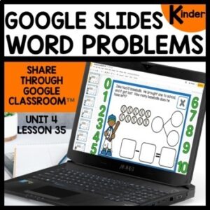 Subtraction Word Problems Digital Task Cards for Google Classroom