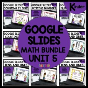 Tens and Ones Digital Task Cards for Google Classroom BUNDLE