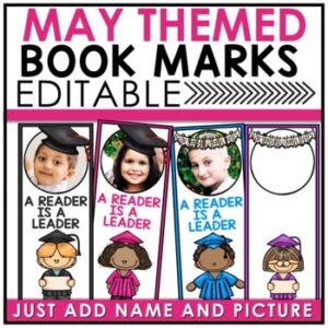 May themed Book Marks