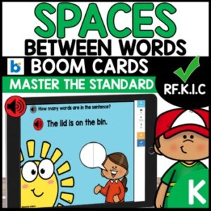 Word Recognition Boom Cards