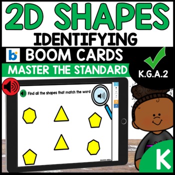 Identifying 2D Shapes BOOM CARDS