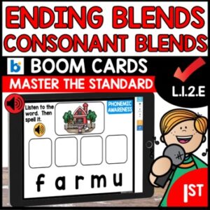 Ending Consonant Blends BOOM Cards L.1.2.E