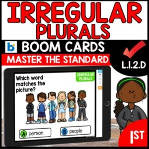 Irregular Plural Nouns BOOM Cards