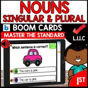 Singular and Plural NounsBOOM Cards