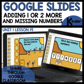 Missing Numbers Digital Task Cards for Google Classroom