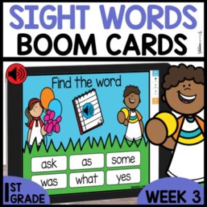 Week 3 Digital Sight Words Games