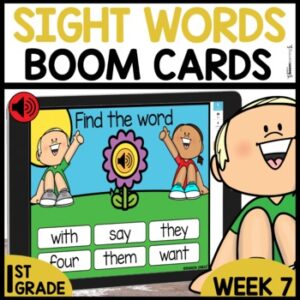 Week 7 Digital Sight Words Games