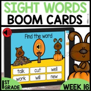 Week 16 Digital Sight Words Games