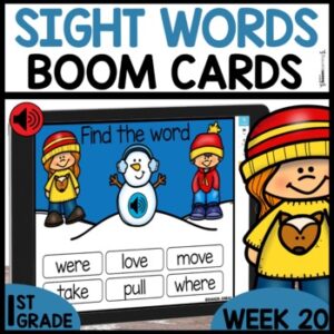 Week 20 Digital Sight Words Games