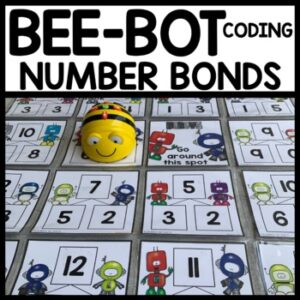 Bee Bot Mat Missing Addends Number Bonds