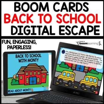 Back to School Digital Escape Activity
