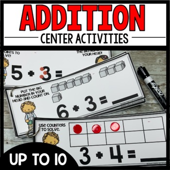 Addition Task Cards up to 10