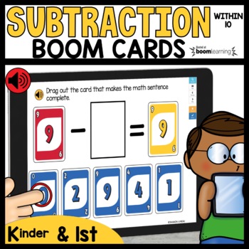 Subtraction within 10 Math Review