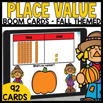 Fall Place Value Boom Cards